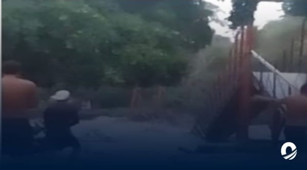 Puente colapsado lluvias Mochimita