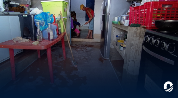 Sucre | Varias viviendas de distintos sectores del municipio Bermúdez quedaron anegadas tras fuertes lluvias