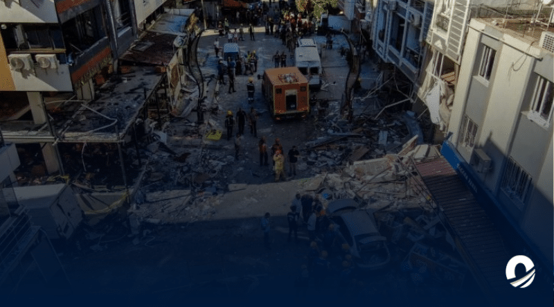 Explosión de gas en edificio de Turquía dejó cuatro muertos y 20 heridos