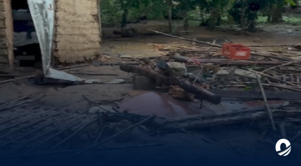 SUCRE | Desbordamiento de río dejó 50 viviendas afectadas en la parroquia San Juan