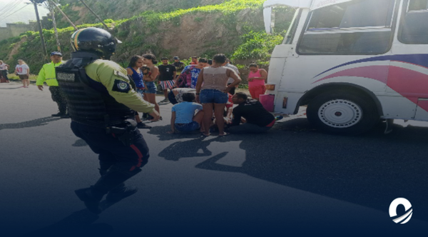 Mujer murió tras ser arrollada por un autobús en Petare