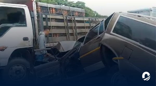 Accidente de tránsito entre 16 vehículos dejó a siete heridos en Yaracuy 