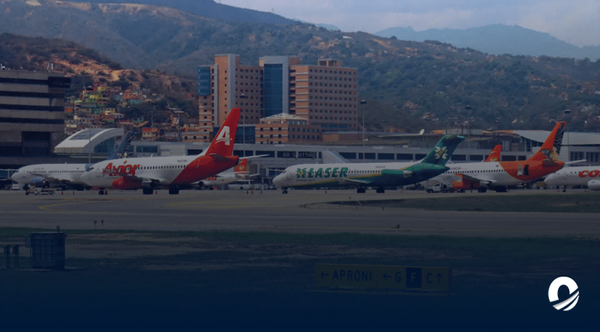 Venezuela redujo un 54% su conectividad aérea internacional, según ALAV 