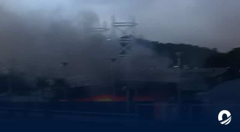 Incendio Ferrocarril Valles del Tuy