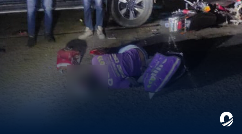 Delivery falleció al ser arrollado por un vehículo mientras hacía una entrega