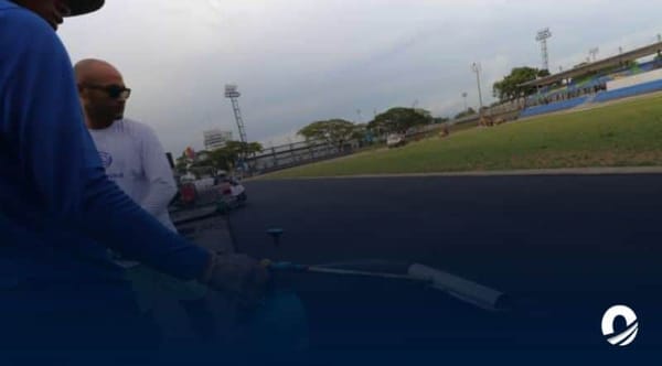 Maturín pista de atletismo acondicionamiento