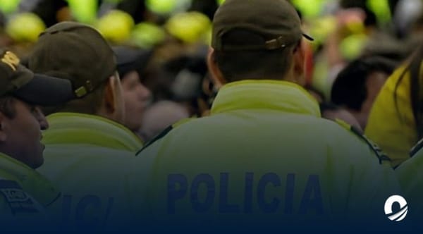 Policías colombianos puente Simón Bolívar