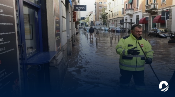 Fuerte temporal generó destrozos e inundaciones en Italia