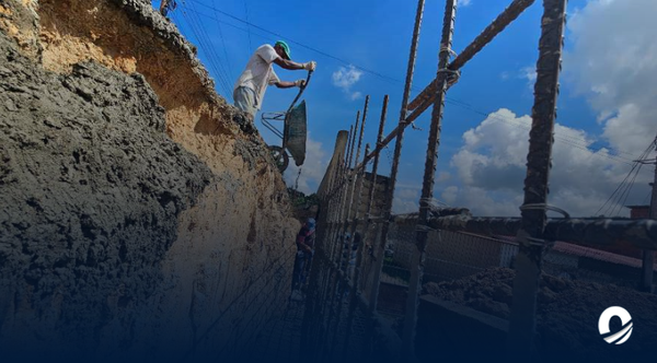 MONAGAS | Segundo muro de contención está siendo construido por comunidades en Boquerón