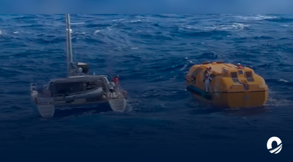 Crucero de Disney rescató a cuatros personas varados en el mar