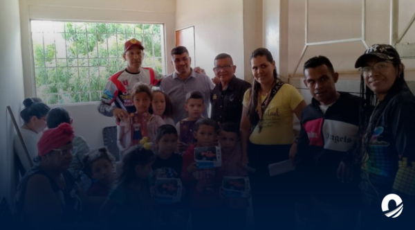 MONAGAS | Iniciativa “Una gota de amor” entregó regalos en comunidades de Caicara