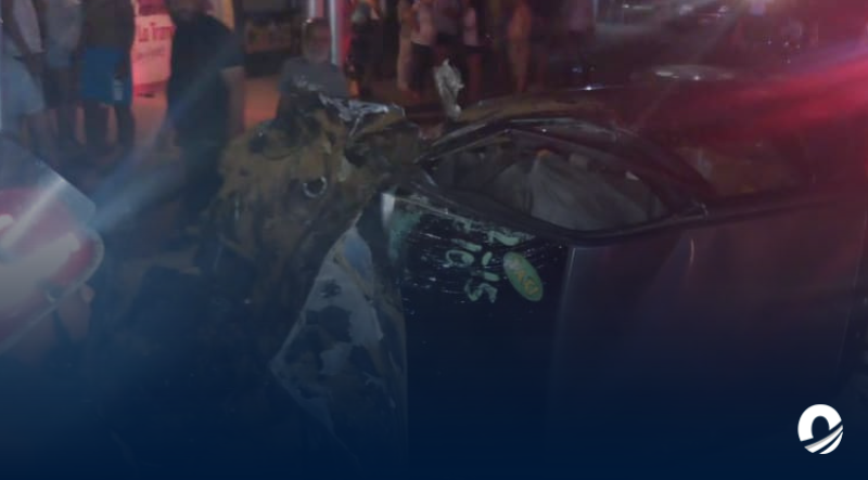 Conductor en estado de ebriedad resultó herido tras impactar contra un vehículo en Maturín 