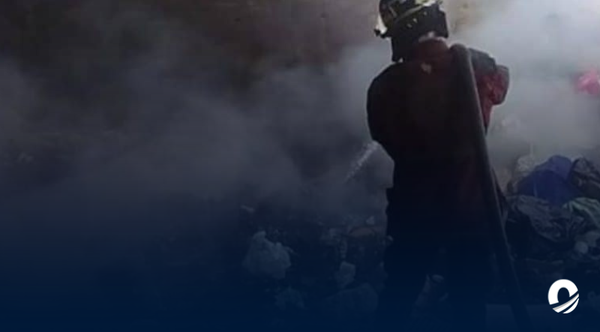 Una persona murió calcinada tras incendio en un vertedero de Caracas
