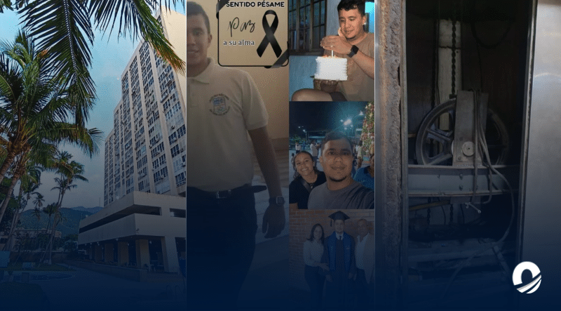 Joven de 26 años murió al caerle un ascensor encima en La Guaira