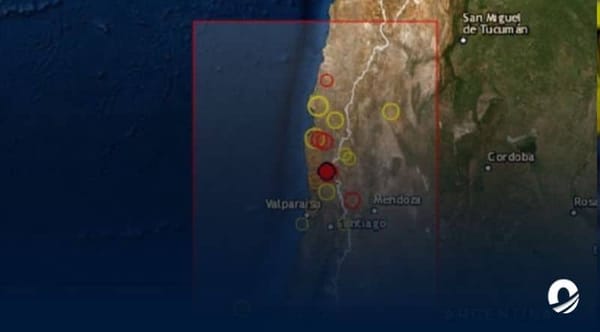 Chile registró un fuerte sismo de 6,1 de magnitud