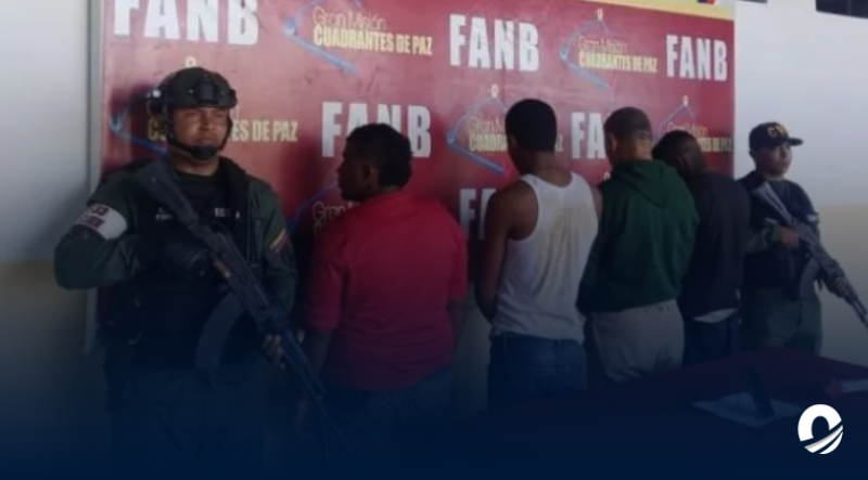 Cuatro hombres fueron detenidos por presunto tráfico de personas en Güiria