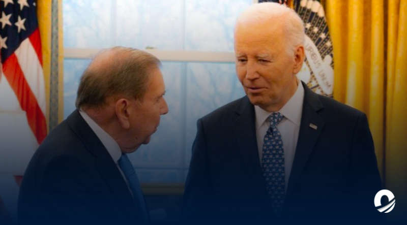 Edmundo González Urrutia sostuvo una reunión en la Casa Blanca con Joe Biden
