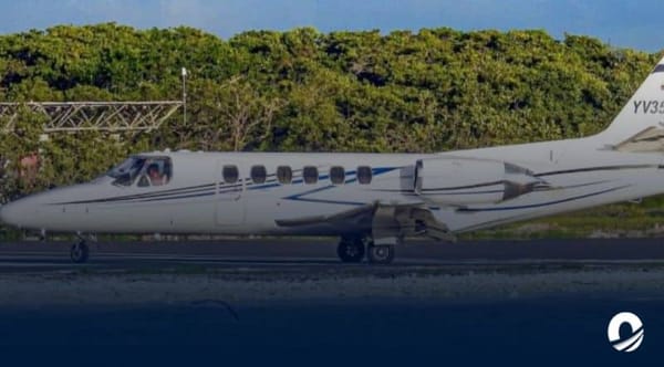 Avioneta estrellada Caracas