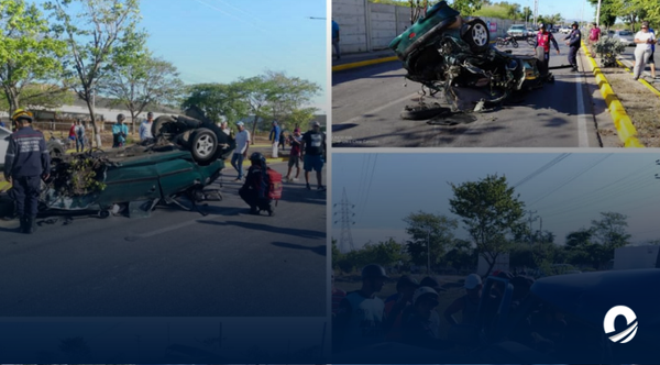 Accidente en la avenida Rotaria de Cumaná dejó un muerto y un herido