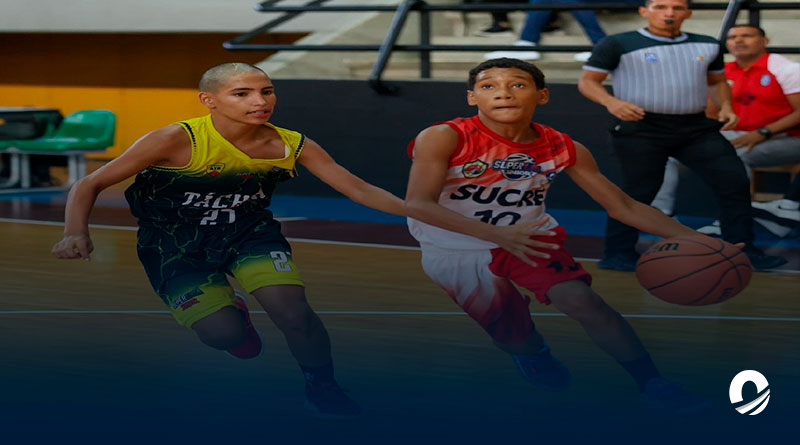 Sucrenses avanzaron a los 8vos del campeonato nacional de baloncesto U13
