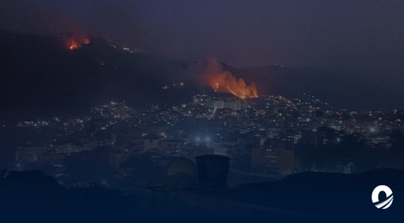 Incendios forestales fueron registrados en El Ávila