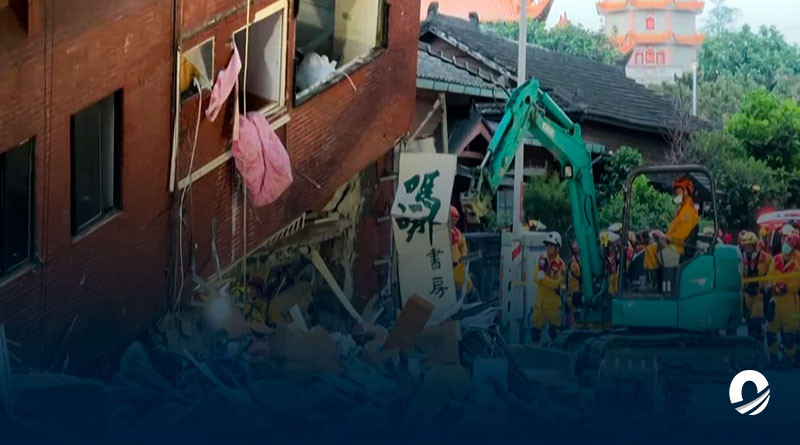 Ascendió cifra de muertos y heridos por terremoto en Taiwán