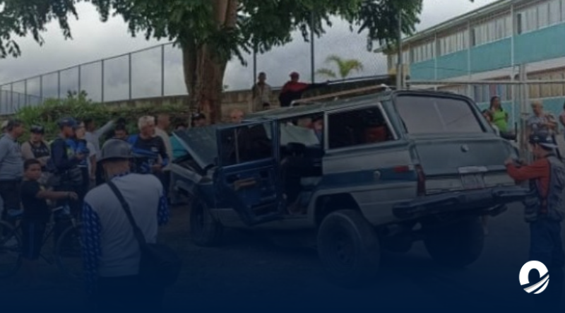 Tres personas resultaron heridas en accidente de tránsito en Miranda