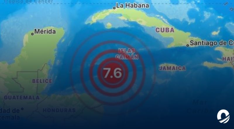 Terremoto de magnitud 7.6 generó alertas de tsunami en varios países del Mar Caribe